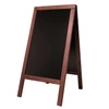 Tablica wolnostojąca drewniana, mahoń, 71x134 cm | CONTACTO 7695/122