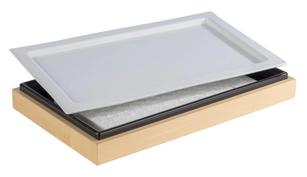 Taca FRAMES, GN 1/1, porcelana, kolor biały | APS 82355