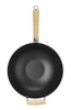 Patelnia WOK z drewnianym uchwytem, śr. 32 cm | HENDI 627907