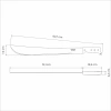 Maczeta 56 cm | TRAMONTINA 26616-022