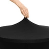 Pokrowiec na stół koktajlowy 80 cm czarny| FORGAST FG03820