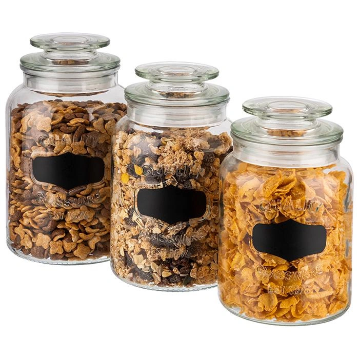 Słoik do przechowywania z tabliczką 12x21 cm, 1.5 l | APS 82267