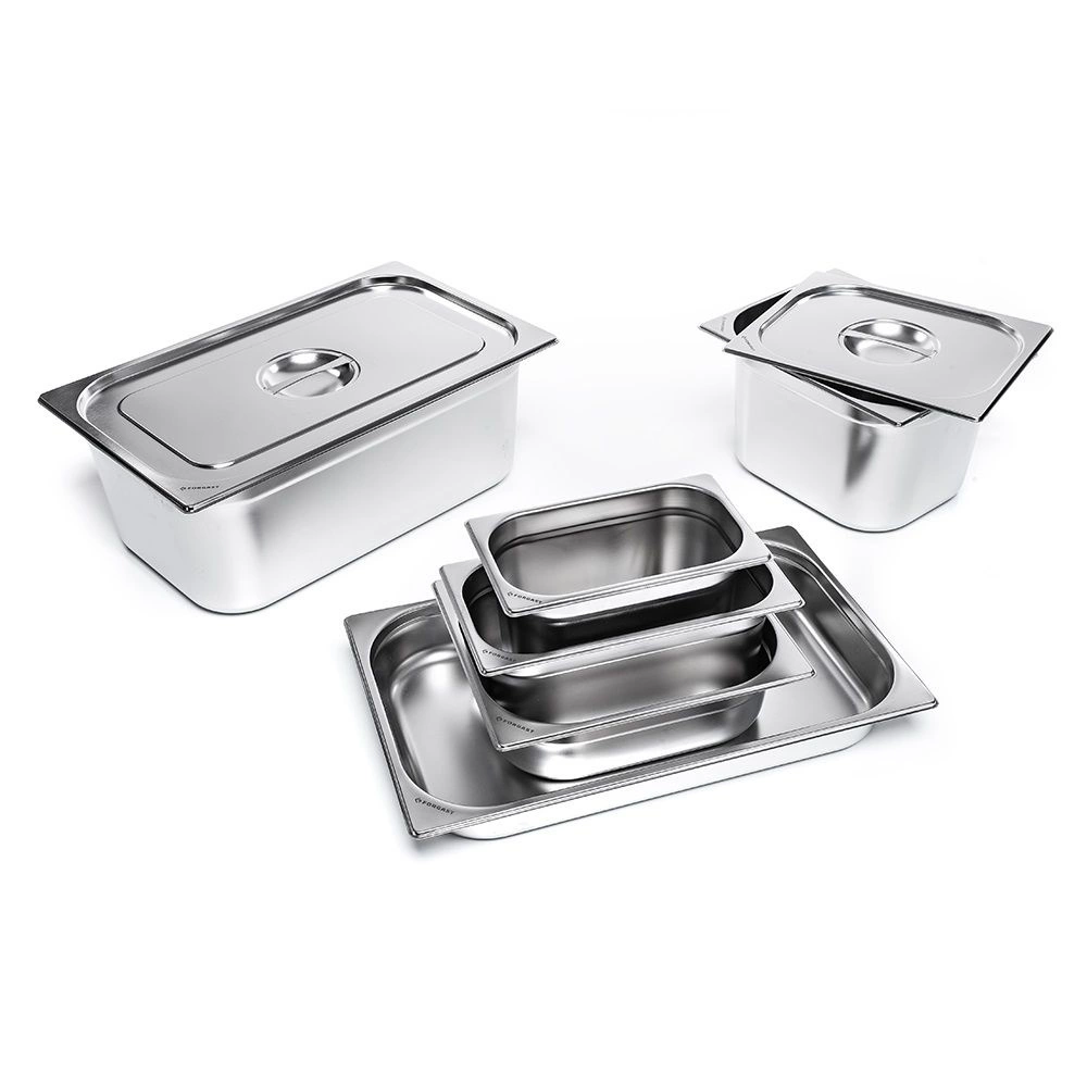 Pokrywka GN 1/2 Standard ze stali nierdzewnej | FORGAST FG04200V1