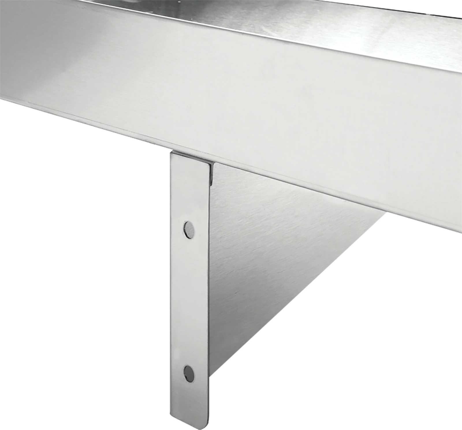 Półka nierdzewna wisząca pojedyncza 90x30x18 cm | YATO YG-09040