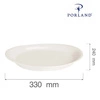 Półmisek owalny porcelanowy 33x24 cm Dove | FINE DINE 04ALM000015
