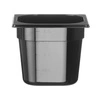 Pojemnik GN 1/6 gł. 15 cm z czarnego poliwęglanu | HENDI 862711