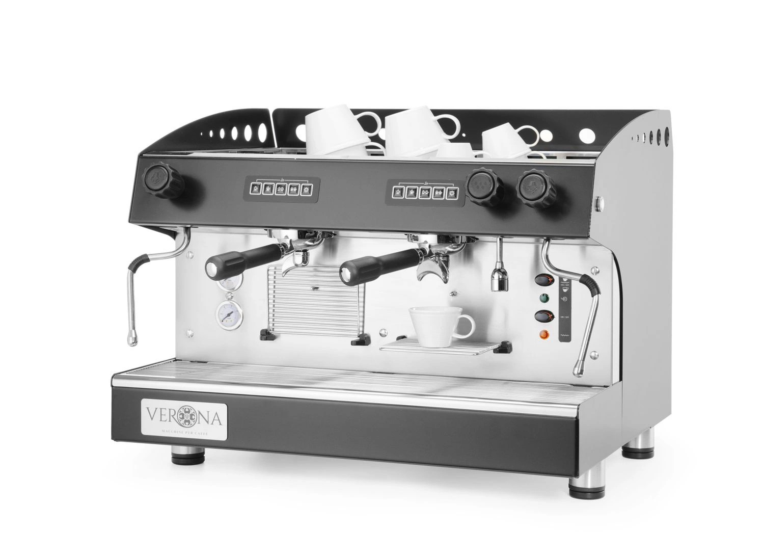 Ekspres do kawy 2-grupowy automatyczny JULIA, czarny, 3.7 kW, 11 l | VERONA 207581