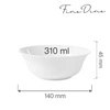 Miska porcelanowa BIANCO - 14 cm | FINE DINE 770092