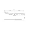 Nóż do serów LANDHAUS 14 cm | TRAMONTINA 29810-187