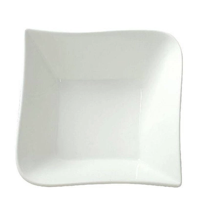 Salaterka porcelanowa FALA - 11x11 cm | AMBITION 62362