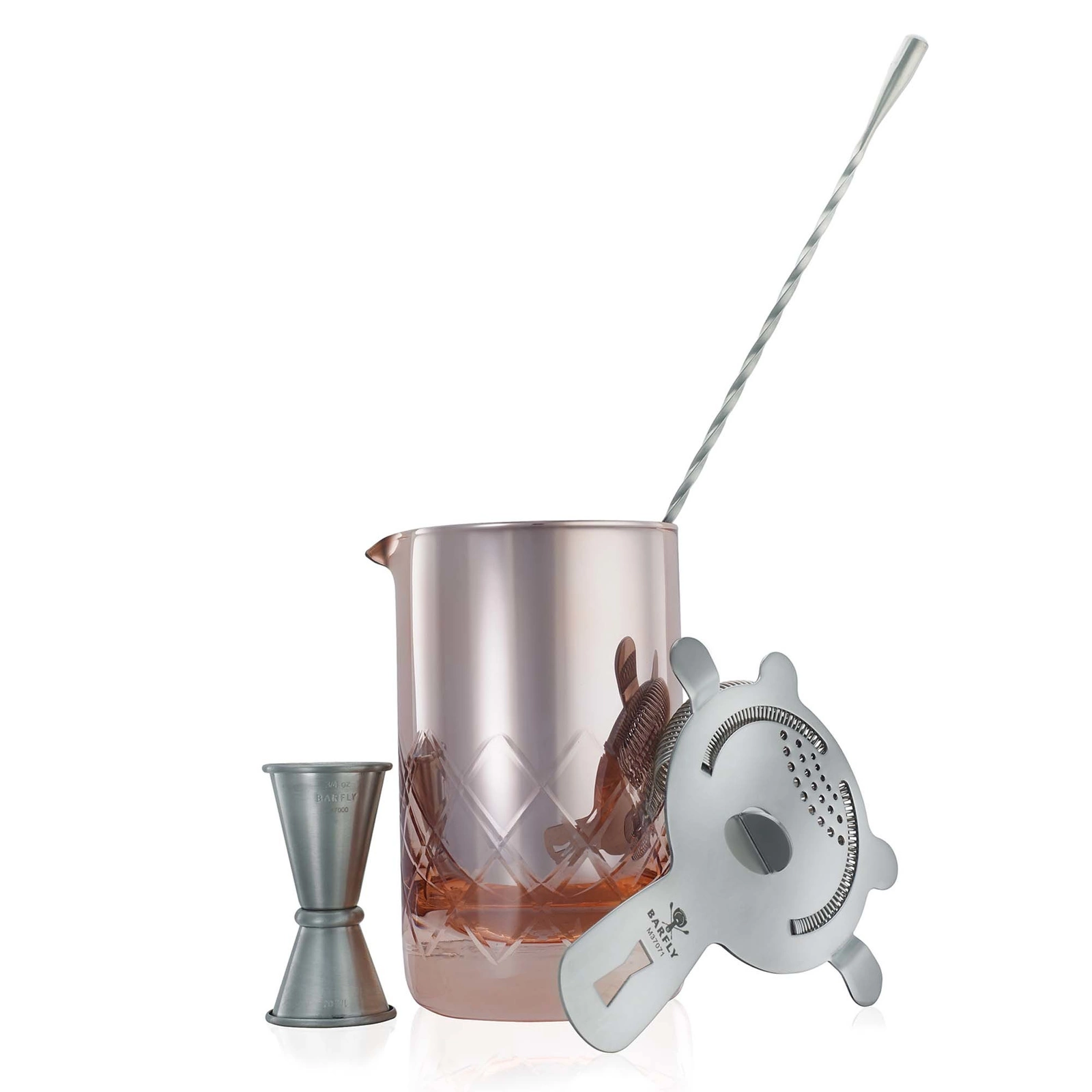 Szklanica barmańska, różowa | BARFLY M37177RS