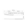 Nóż Santoku CENTURY, 13 cm | TRAMONTINA 24020-105