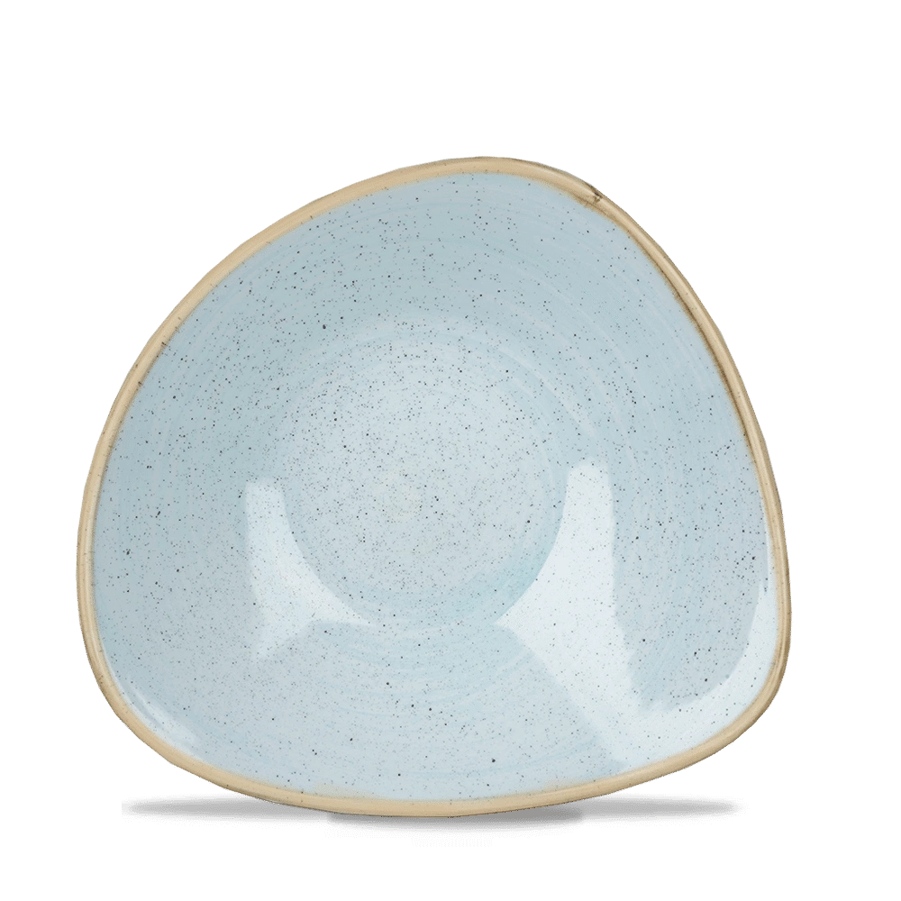 Miska porcelanowa trójkątna Duck Egg Blue śr. 18.5 cm | FINE DINE SDESTRB71