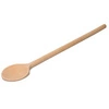 Łyżka drewniana okrągła do patelni teflonowych, długość 32 cm | CONTACTO 833/032