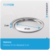 Taca okrągła, stal nierdzewna, 41 cm | FORGAST FG11538