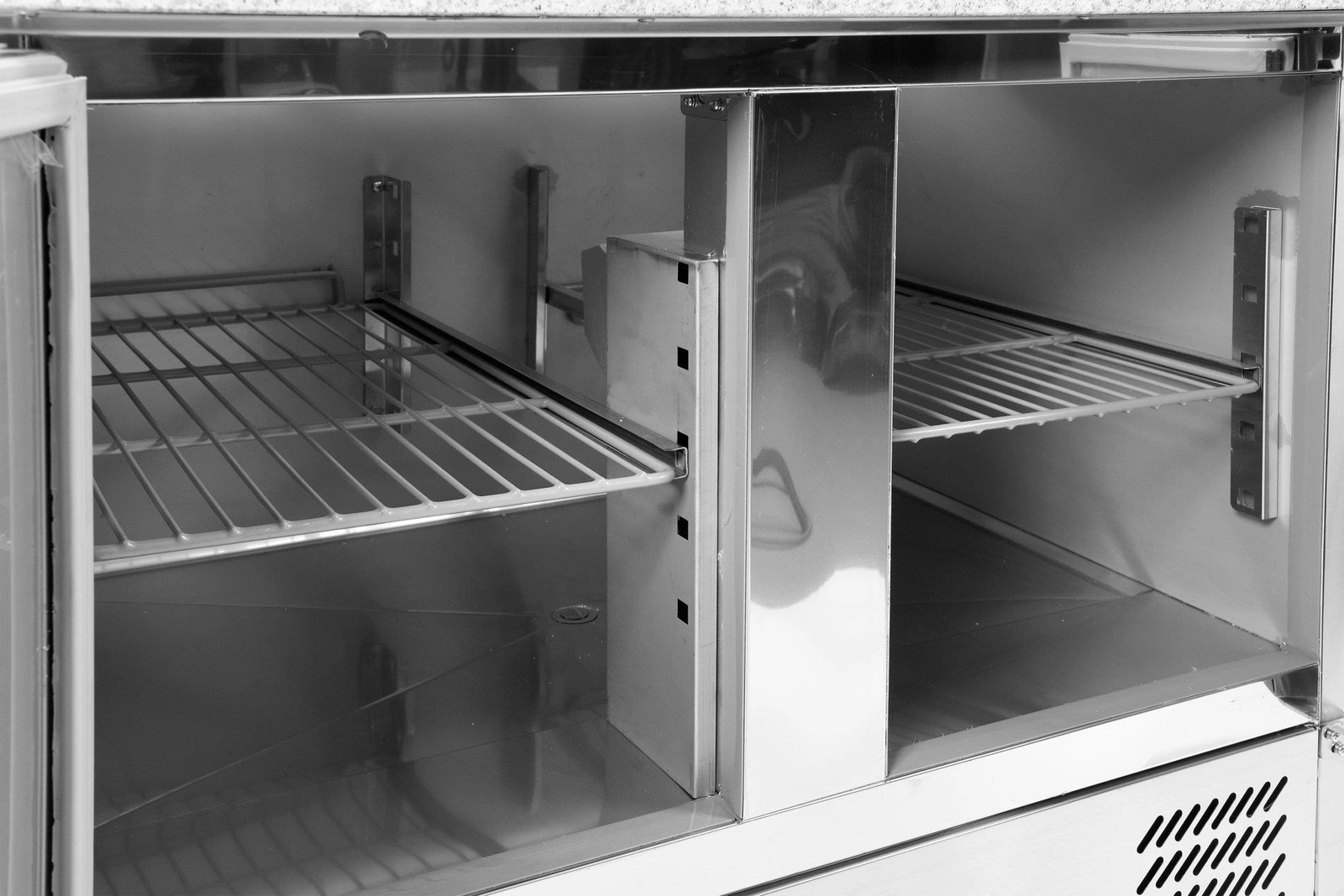 Stół chłodniczy 2-drzwiowy do pizzy z szufladami | YATO YG-05310