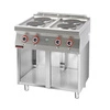 Kuchnia gastronomiczna elektryczna 4-płytowa | KROMET 700.KE-4