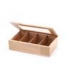 Pudełko na herbatę, drewno, jasny brąz, 33.5x20x9 cm | APS 11575
