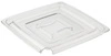 Pokrywa do miski PURE z otworem na łyżkę, 19.5x19.5x1.5 cm | APS 83600
