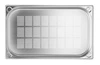 Pojemnik GN 1/1 gł. 4 cm ze stali nierdzewnej KITCHEN LINE perforowany | HENDI 807118