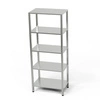 Regał nierdzewny 5-półkowy 120x60x200 cm | FORGAST