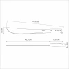 Maczeta 46 cm | TRAMONTINA 26616-018