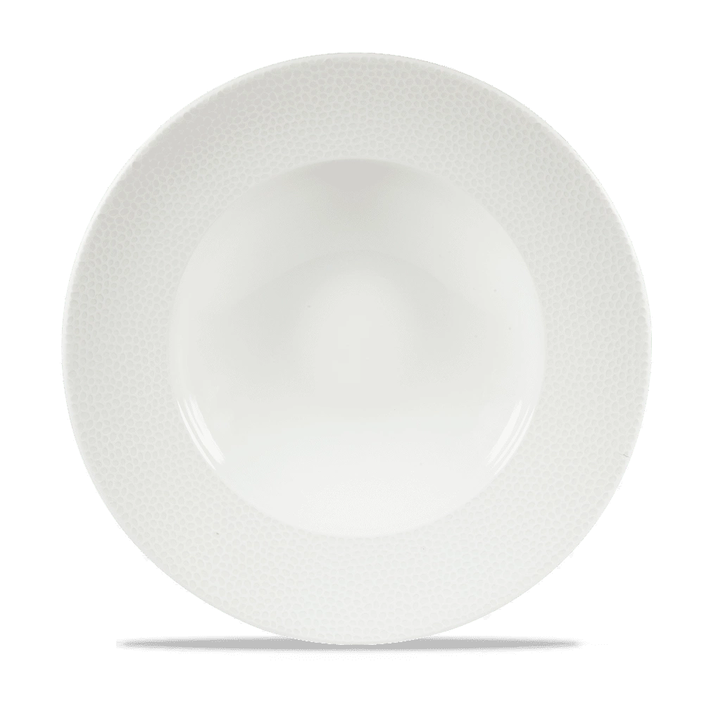 Talerz porcelanowy do pasty Isla śr. 28 cm | FINE DINE WHISIWBL1