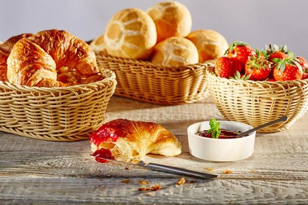 Koszyk na pieczywo z polipropylenu, brązowy, 28x16x8 cm | APS 50805