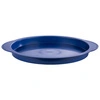 Taca okrągła z wkładem chłodzącym i pokrywą, niebieska 35x15 cm | APS 9093