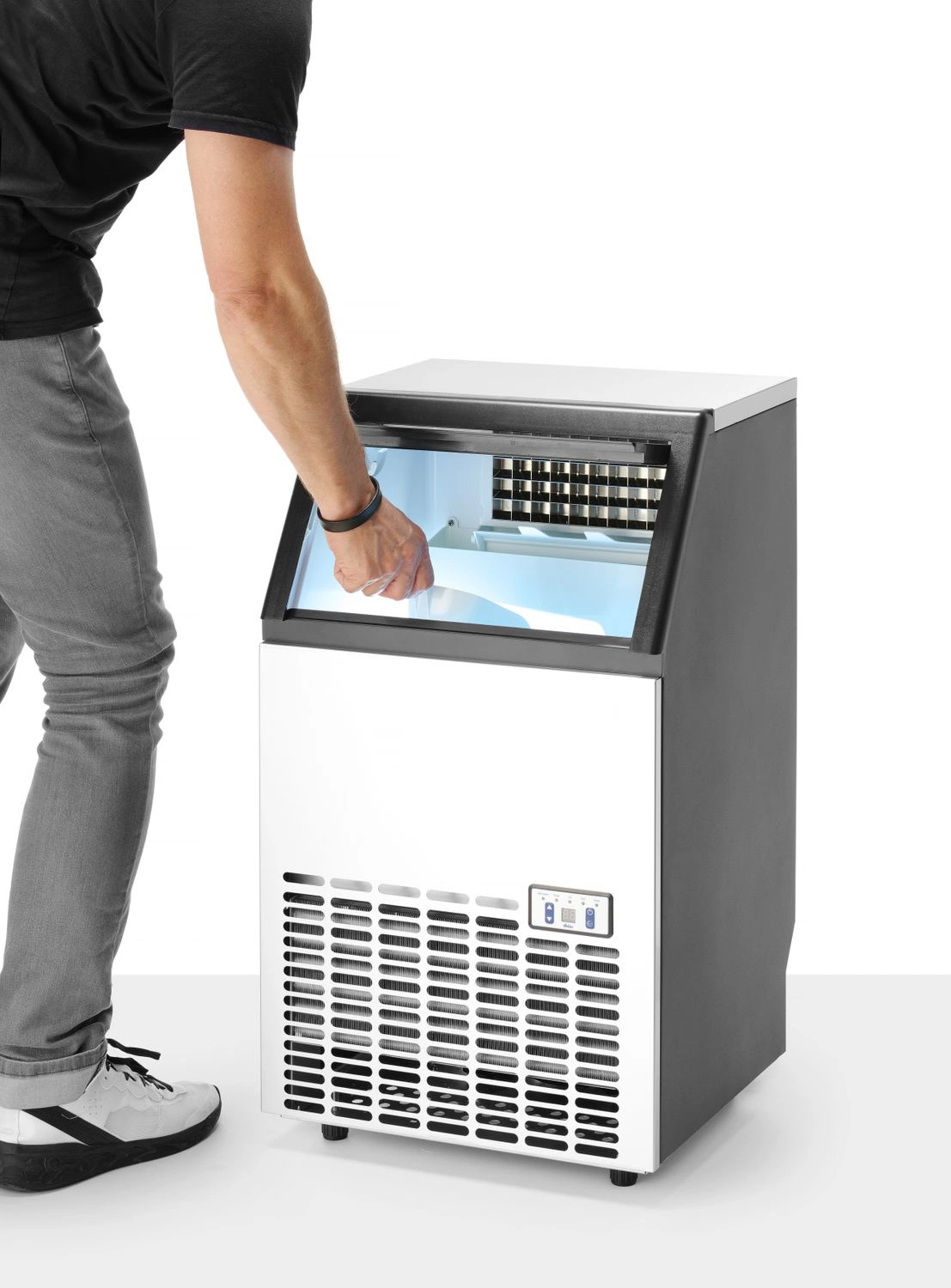 Kostkarka do lodu powietrzna, 35 kg/24h, zasobnik 15 kg, 1940 kostek | ARKTIC 271575