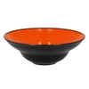 Talerz porcelanowy głęboki FIRE śr. 26 cm | TOM-GAST R-FRCLXD26OR-6
