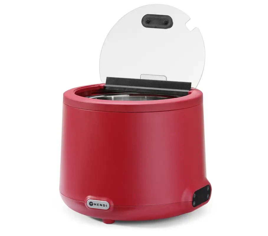 Kociołek do zupy UNIQ, 8 L - czerwony | HENDI 860571