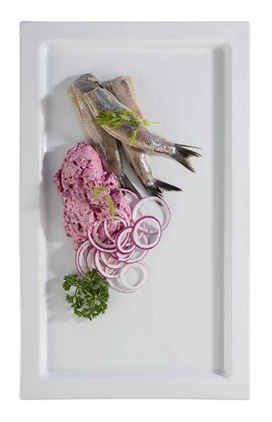 Taca FRAMES, GN 1/1, porcelana, kolor biały | APS 82355