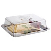 Taca ze stali nierzewnej z pokrywą polistyrenową, 25x19x7 cm | APS 67