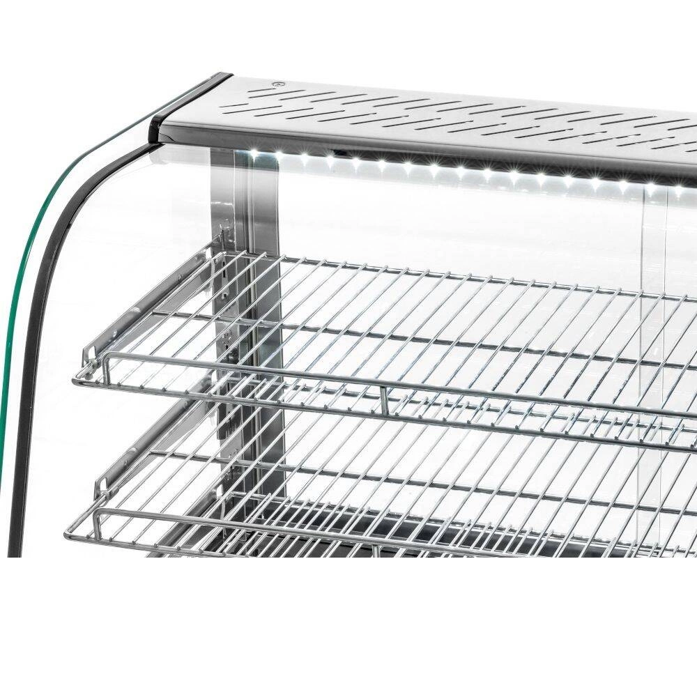 Witryna ekspozycyjna grzewcza przeszklona 120 l, 1.1 kW | FORGAST FG09642