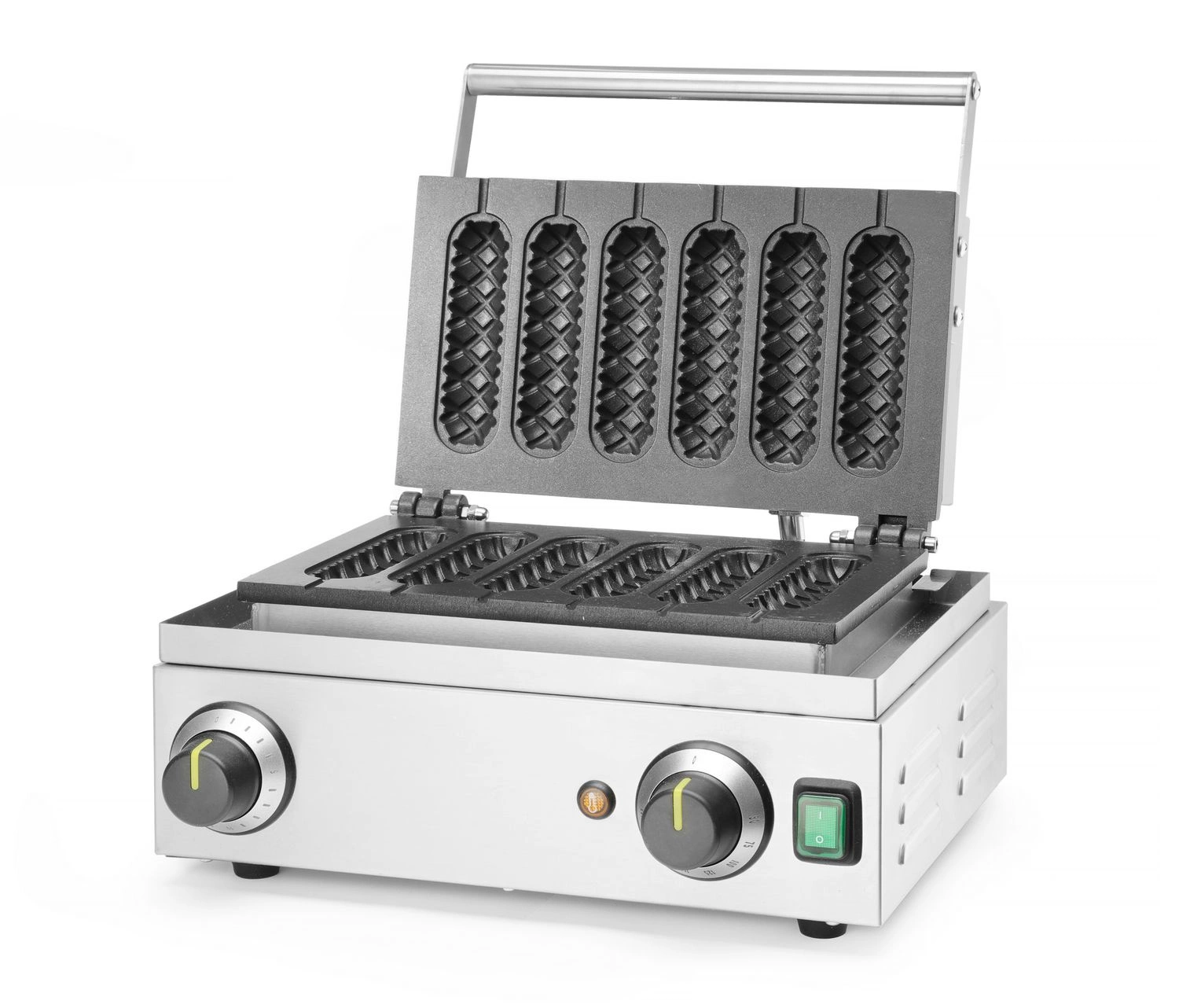 Gofrownica elektryczna Corn-Dog, 6 szt., 1.55 kW, 230 V | HENDI 212189