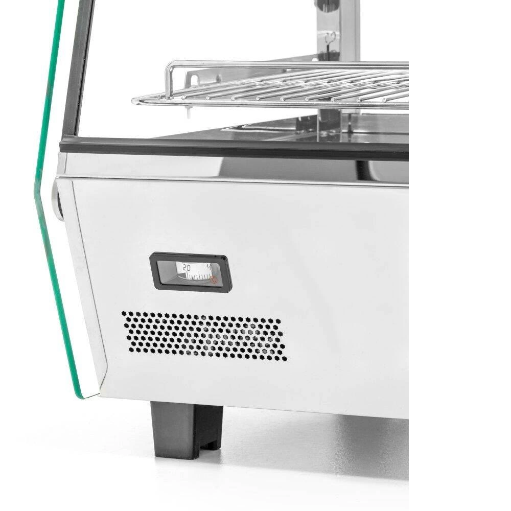 Witryna ekspozycyjna grzewcza przeszklona 120 l, 1.1 kW | FORGAST FG09642