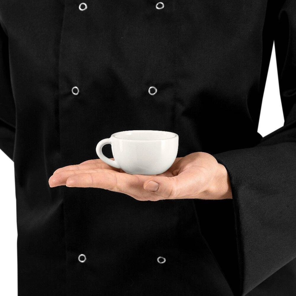 Filiżanka do espresso elegancka Prima, porcelanowa, 80 ml | MODERMO MP008