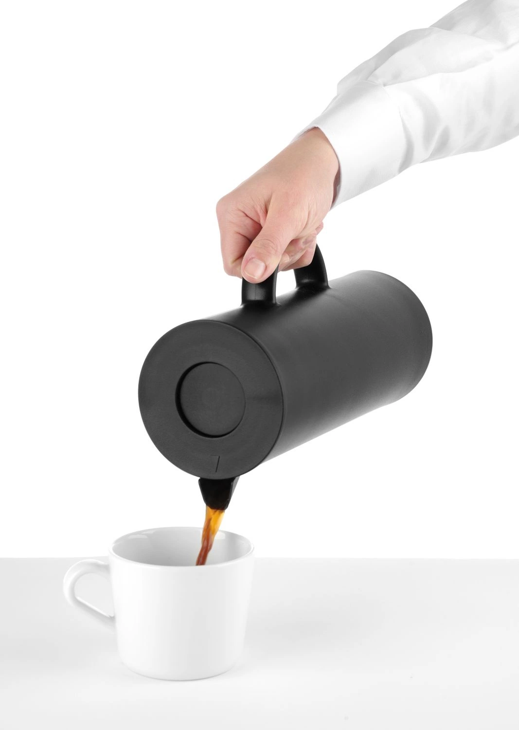 Termos konferencyjny ze szklanym wkładem, 1 l, wysokość 28.9 cm | HENDI 449615