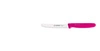 Nóż uniwersalny z falistą krawędzią - 11 cm, różowy | GIESSER MESSER 8365 wsp 11 pi