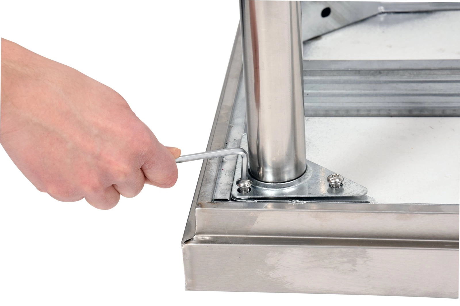 Stół roboczy centralny składany z półką 100x70x85 cm | YATO YG-09010