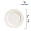 Talerz płytki porcelanowy śr. 30 cm Dove | FINE DINE 04ALM000075
