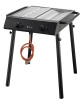 Grill gazowy Xantos Black 9,5kW, 770x710x(H)870mm | HENDI 148631
