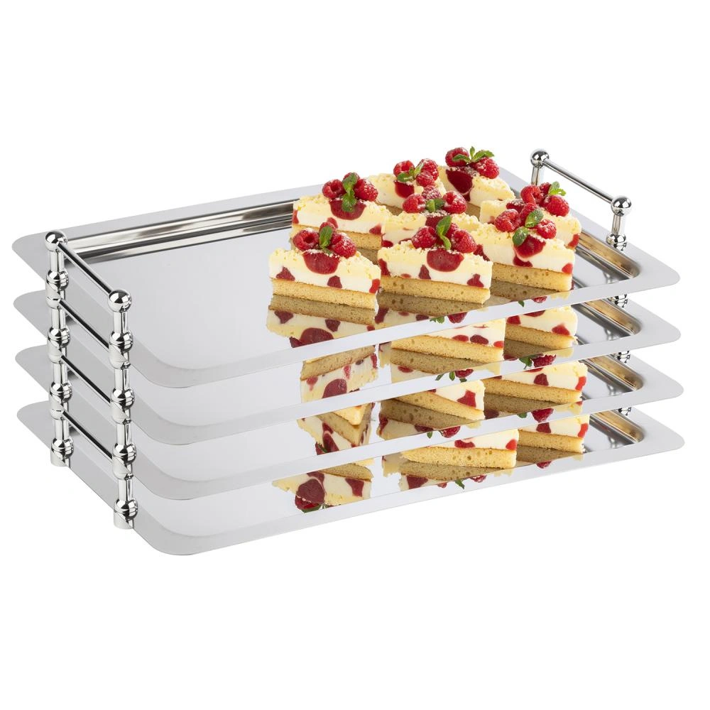 Taca systemowa GN 1/1 BUFFET STAR, stal nierdzewna, 53x32.5x7 cm | APS 11150