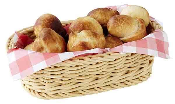 Koszyk z polipropylenu PROFI LINE, owalny, jasny beż 19x12x6 cm | APS 50624