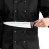 Nóż kuchenny HACCP brązowy dł. 24 cm | FORGAST FG01803