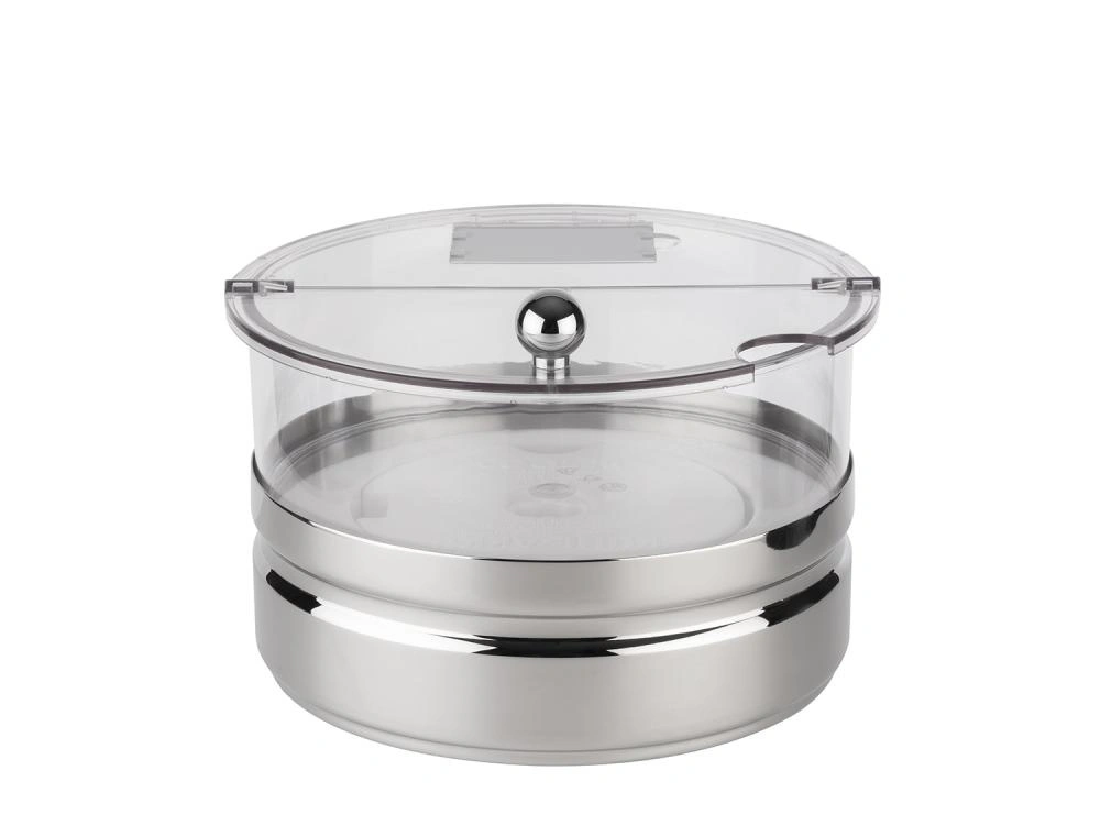 Miska chłodząca ze stalową podstawą Maxi TOP FRESH z wkładem i pokrywą, 24x17 cm | APS 11847_APS