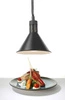 Lampa do podgrzewania potraw stożkowa, czarna, 0.25 kW, 25 cm | HENDI 273845