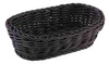 Koszyk z polipropylenu PROFI LINE, owalny, czarny, 19x12x6 cm | APS 50626