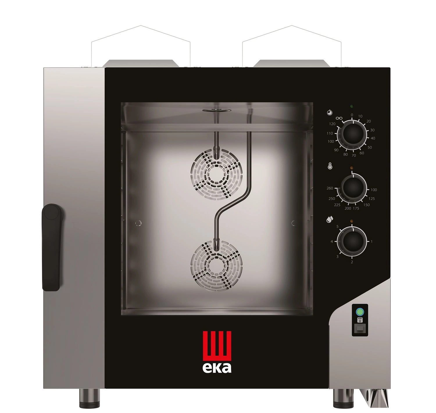 Piec konwekcyjno-parowy gazowy Millenial Smart Bakery 6x600x400 | TECNOEKA MKF664GS